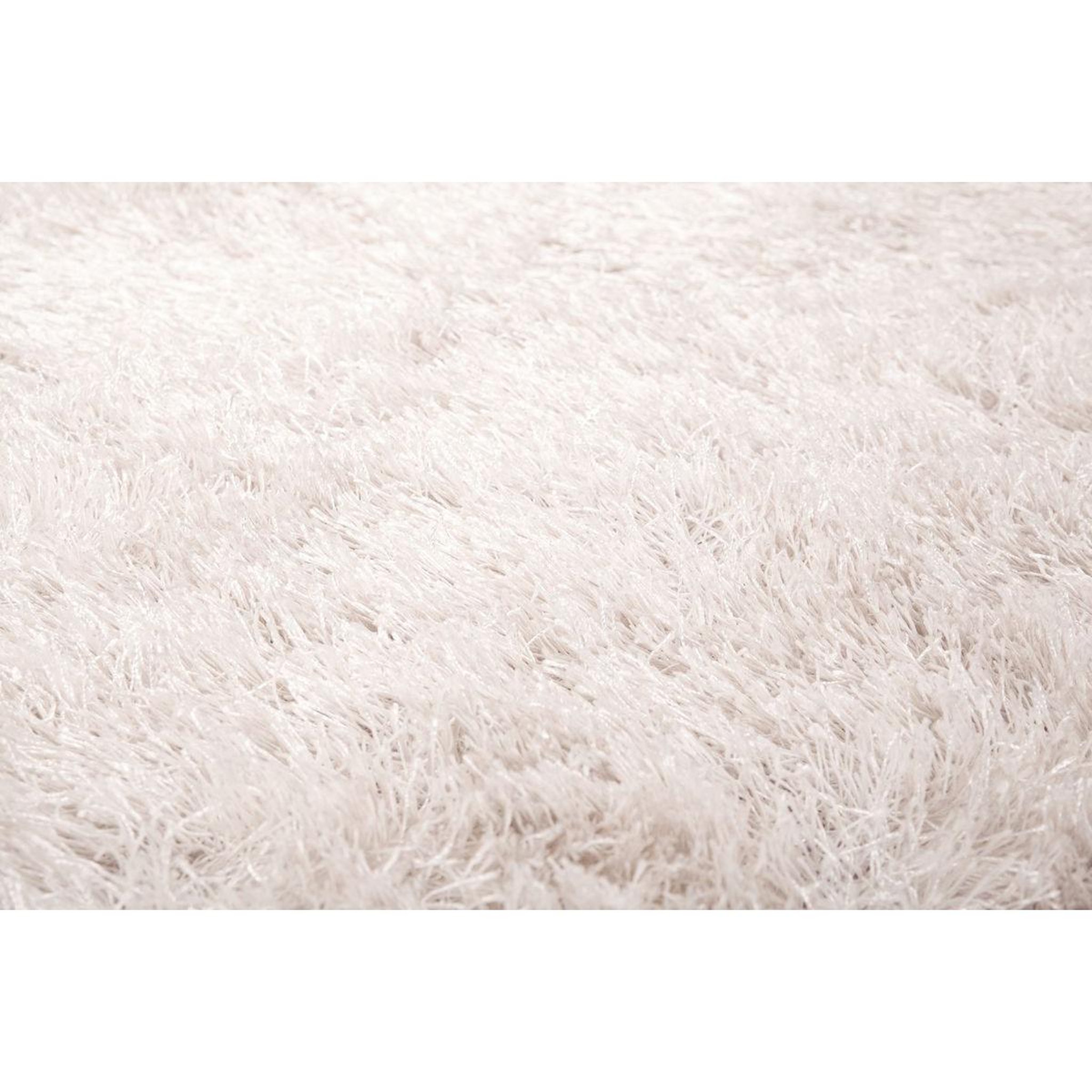 Voir la diapositive 2 : Paris Prix Tapis shaggy rond fait main  diamond  rose