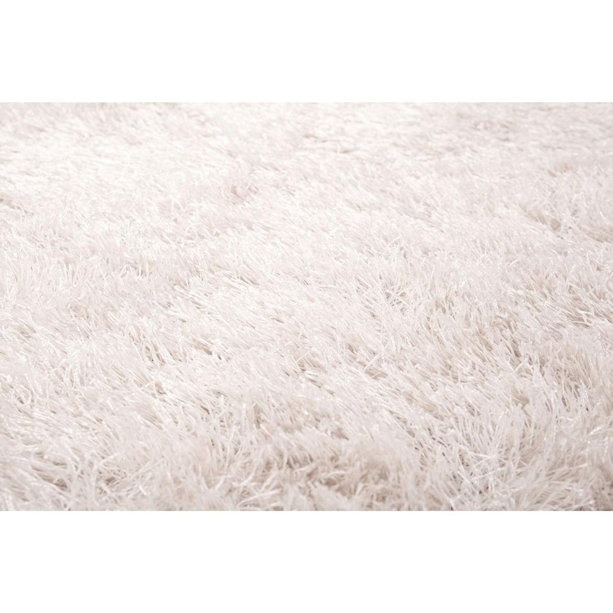 Paris Prix Tapis Shaggy Rond Fait Main  Diamond  Rose