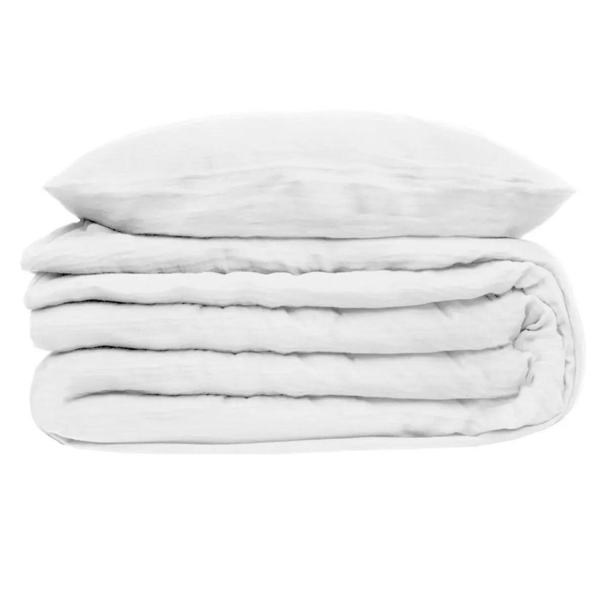 ATMOSPHERA Parure de lit en doublure Gaze de coton grand modèle