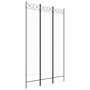 Voir la diapositive 2 : VIDAXL Cloison de separation 3 panneaux Blanc 120x200 cm Tissu
