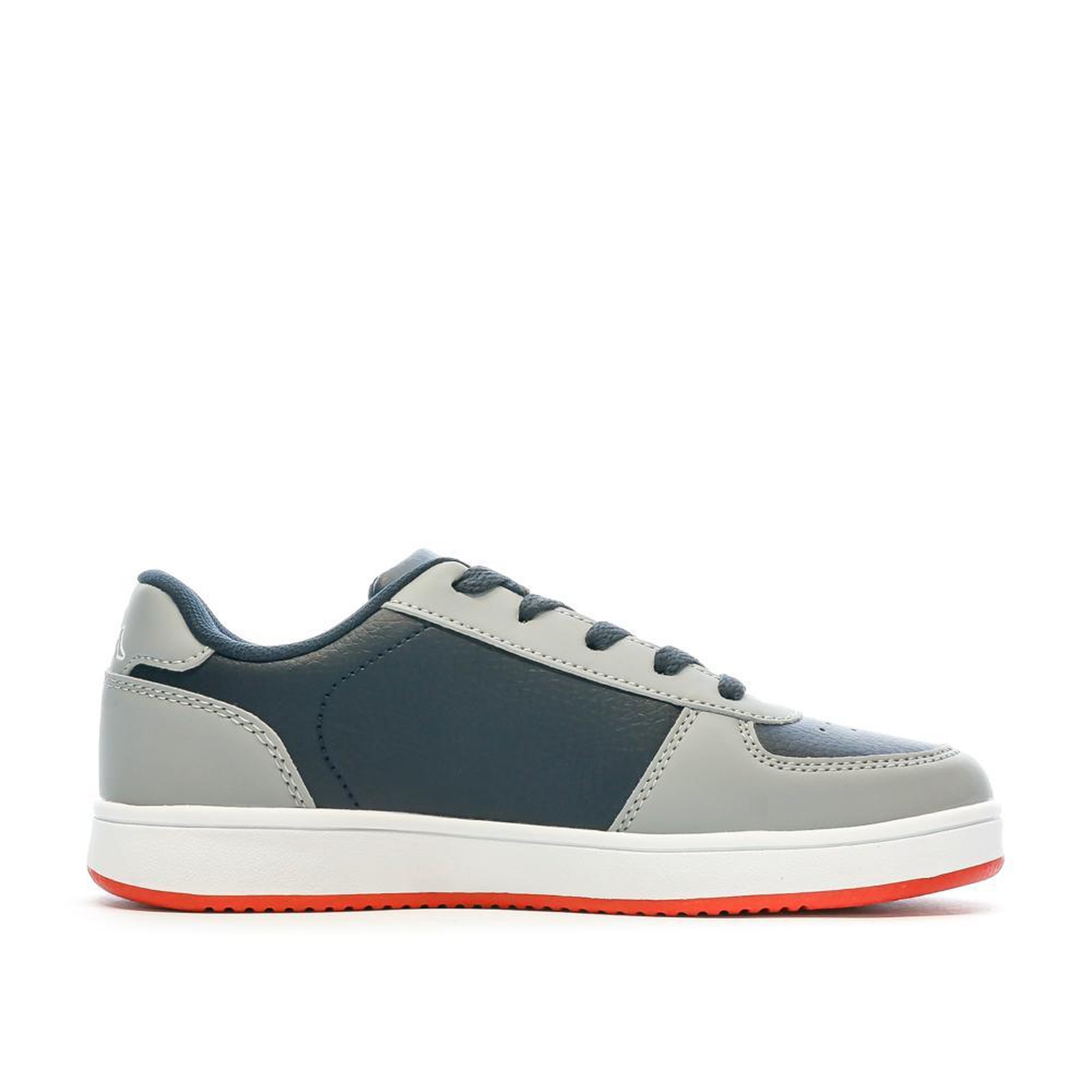 Voir la diapositive 2 : KAPPA Baskets Marine/Grise Garçon KAPPA Malone Lace