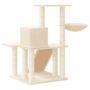 Voir la diapositive 5 : VIDAXL Arbre a chat avec griffoirs en sisal Creme 82 cm