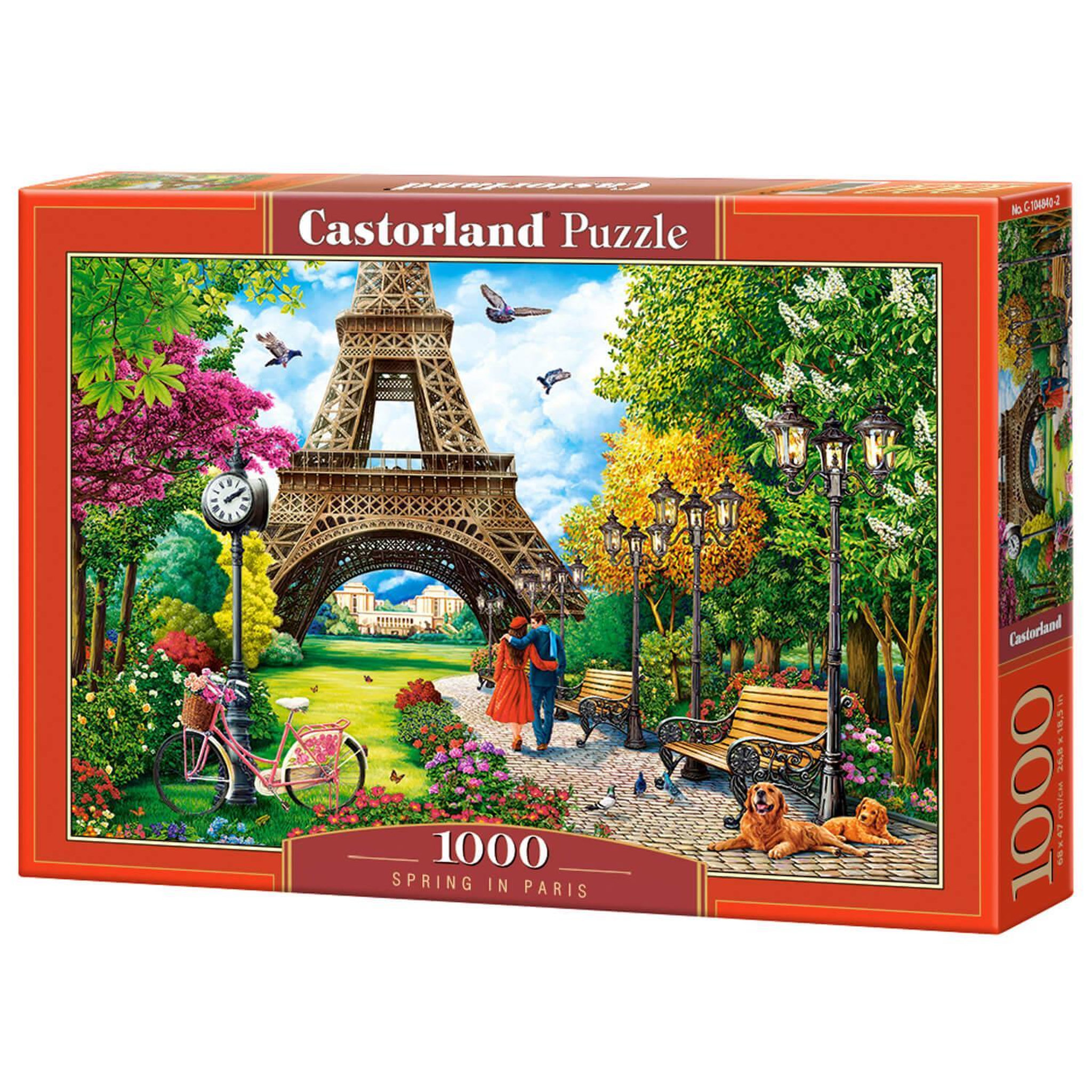 Voir la diapositive 2 : Castorland Puzzle 1000 pièces : Printemps à Paris