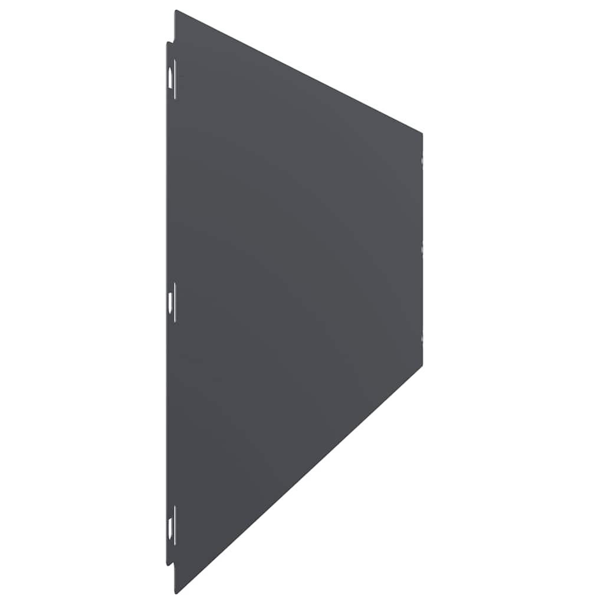Voir la diapositive 5 : VIDAXL Bordures pelouse 10pcs anthracite 25x103cm acier lamine a froid