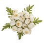 ATMOSPHERA Bouquet artificiel de 18 Camélia - H. 30 cm - Blanc