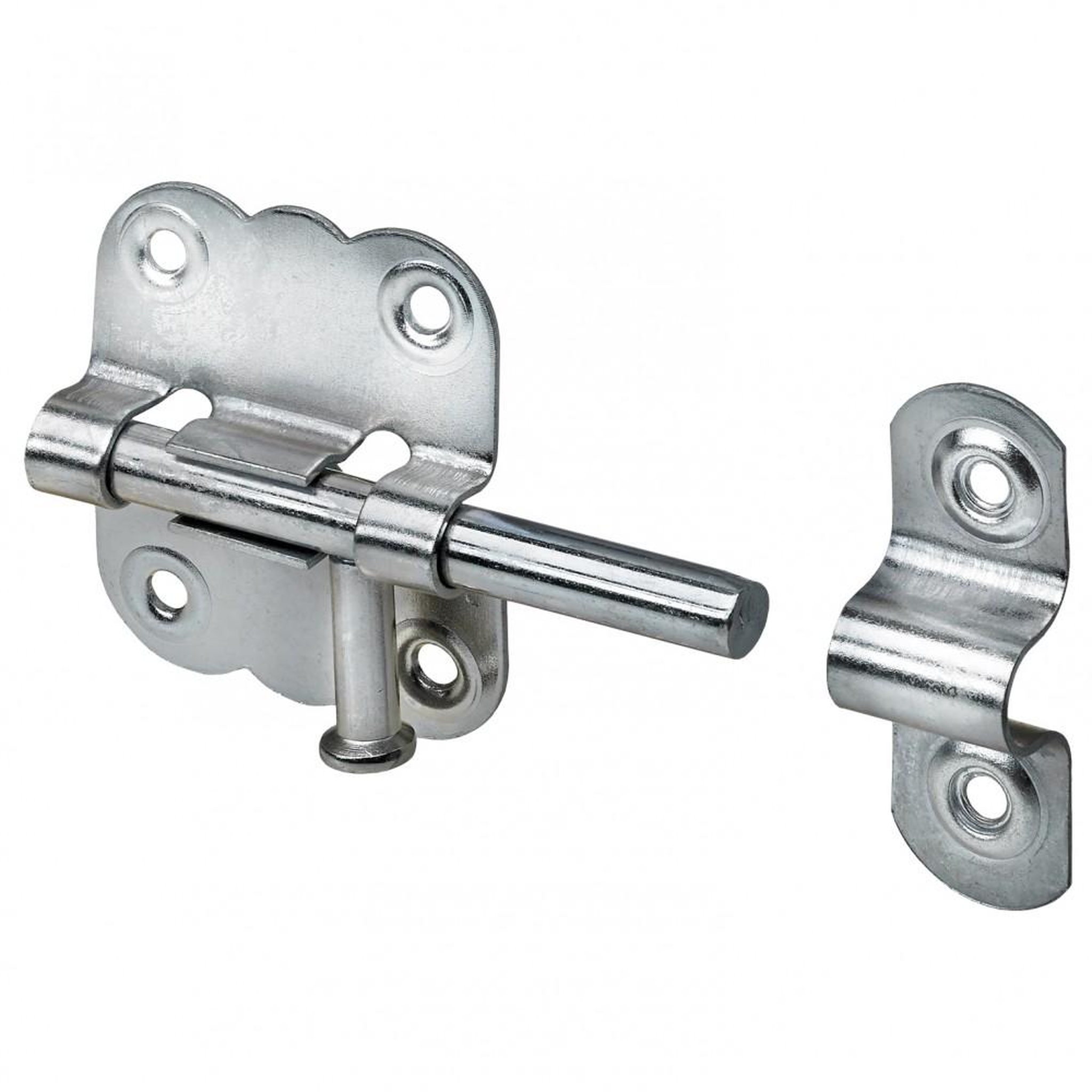 CENTRALE BRICO Verrou à poussoir acier HETTICH, L.33 x l.35 mm