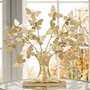 Voir la diapositive 6 : Paris Prix Arbre Déco en Métal  Papillons  31cm Or