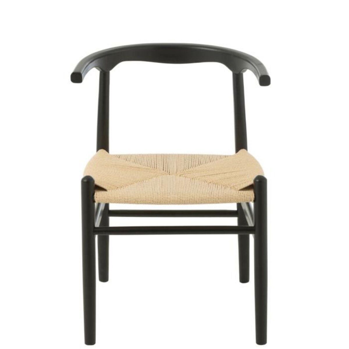 Paris Prix Chaise en Bois  Toon  76cm Noir