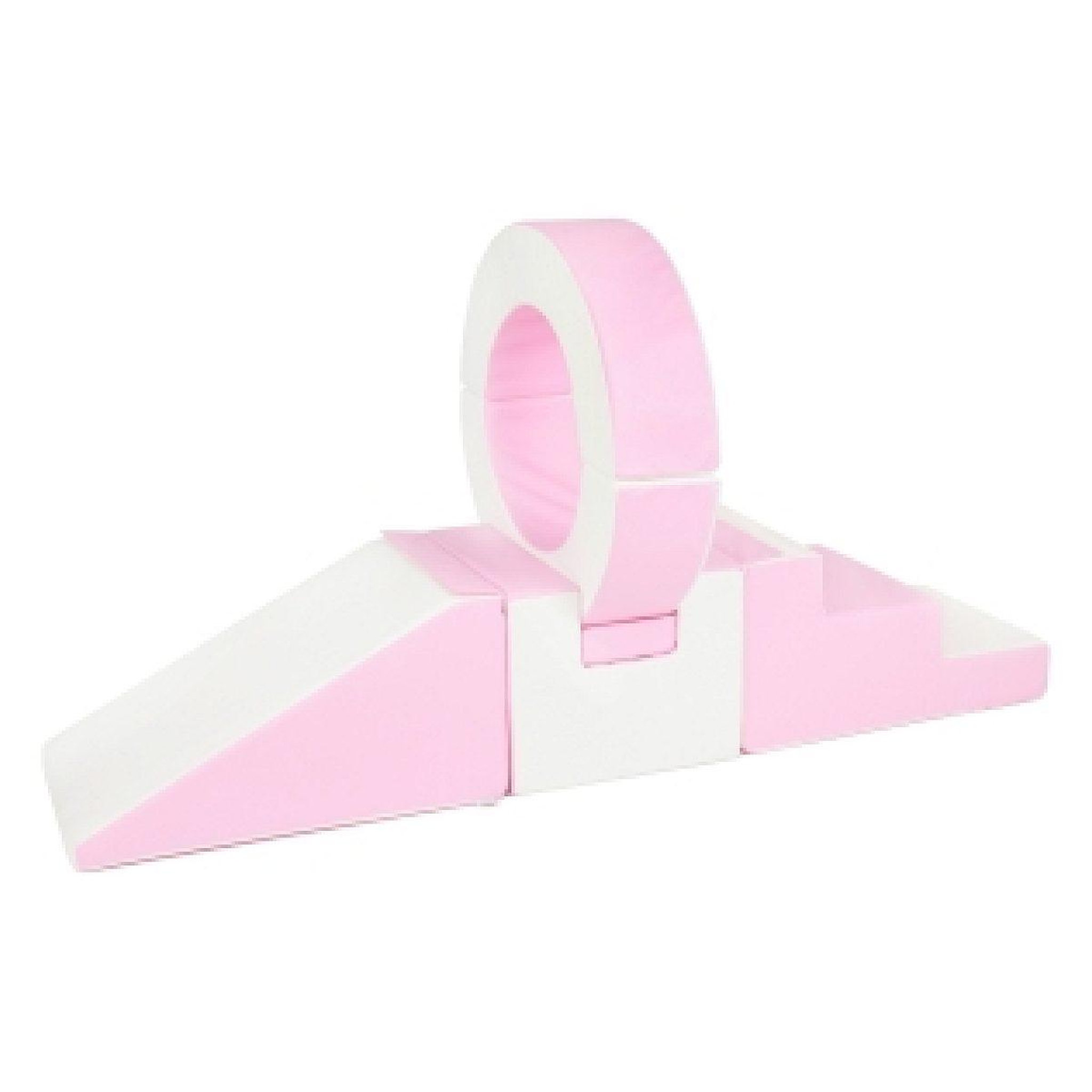 VELINDA Ensemble de 7 blocs avec cerceau rose