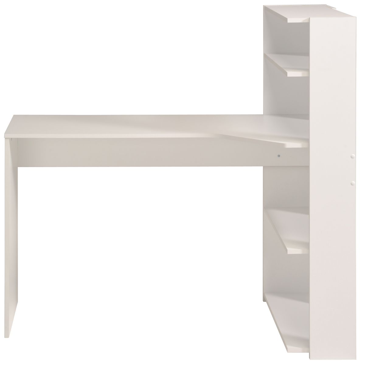 Bureau droit avec rangement L122cm TWISTER