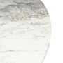 Voir la diapositive 5 : CONCEPT USINE Table basse ronde effet marbre freesia 80x80cm VINU