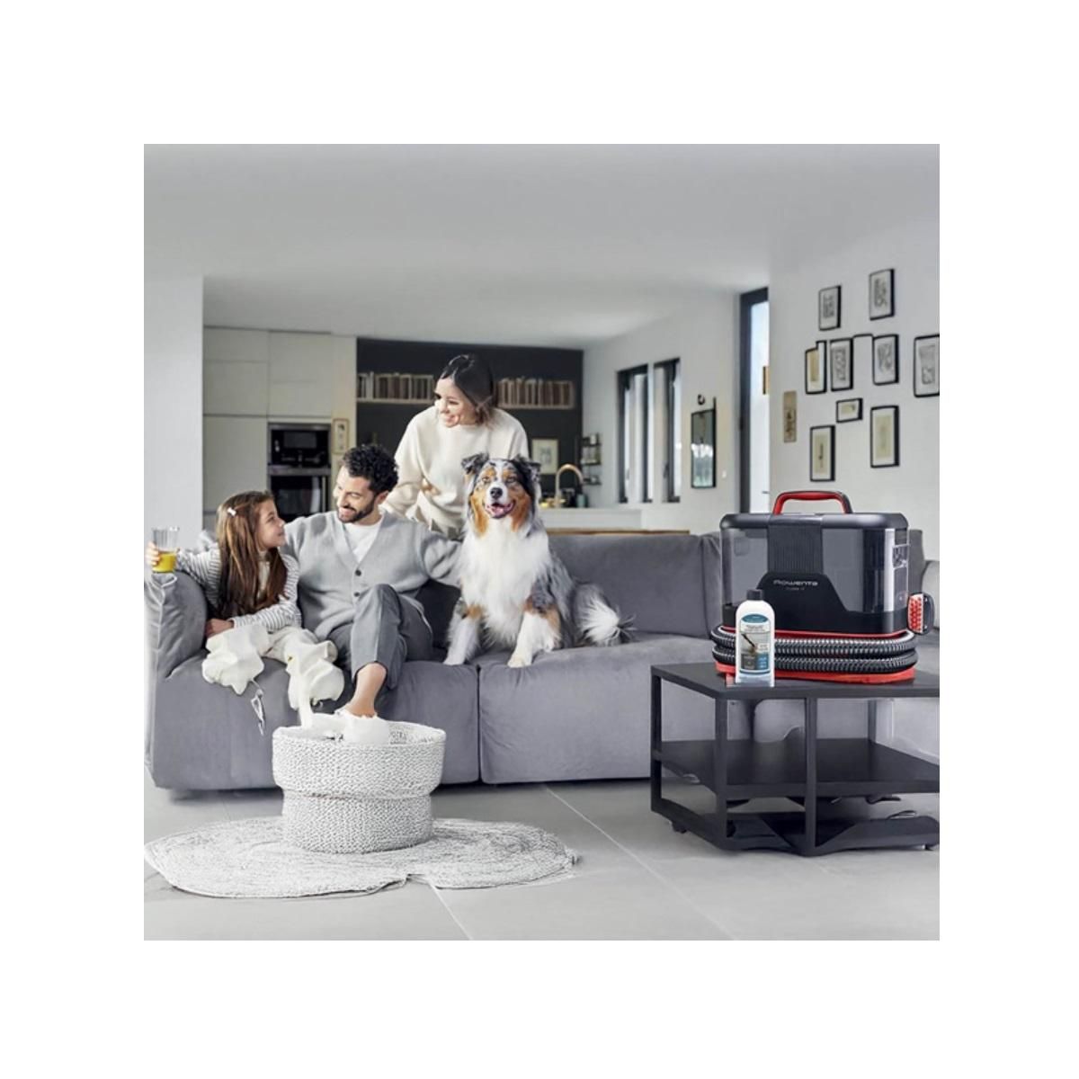 ROWENTA Nettoyeur vapeur à main 400w noir/rouge - IN5012F0