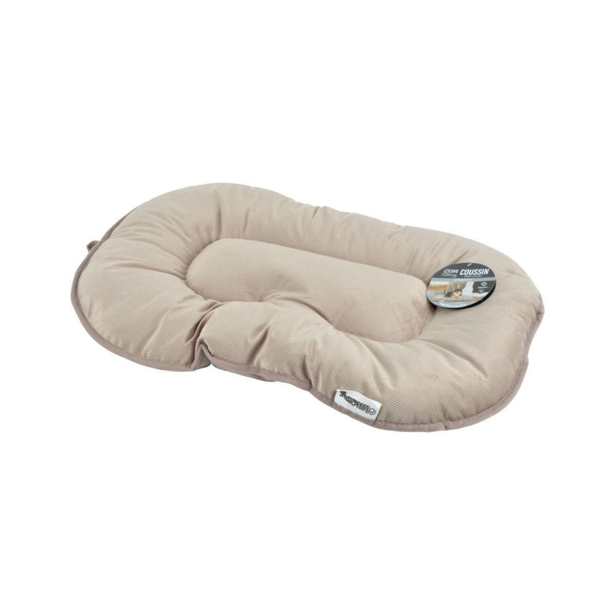 Paris Prix Coussin Pour Chien & Chat Velours  Crafty  87cm Noisette