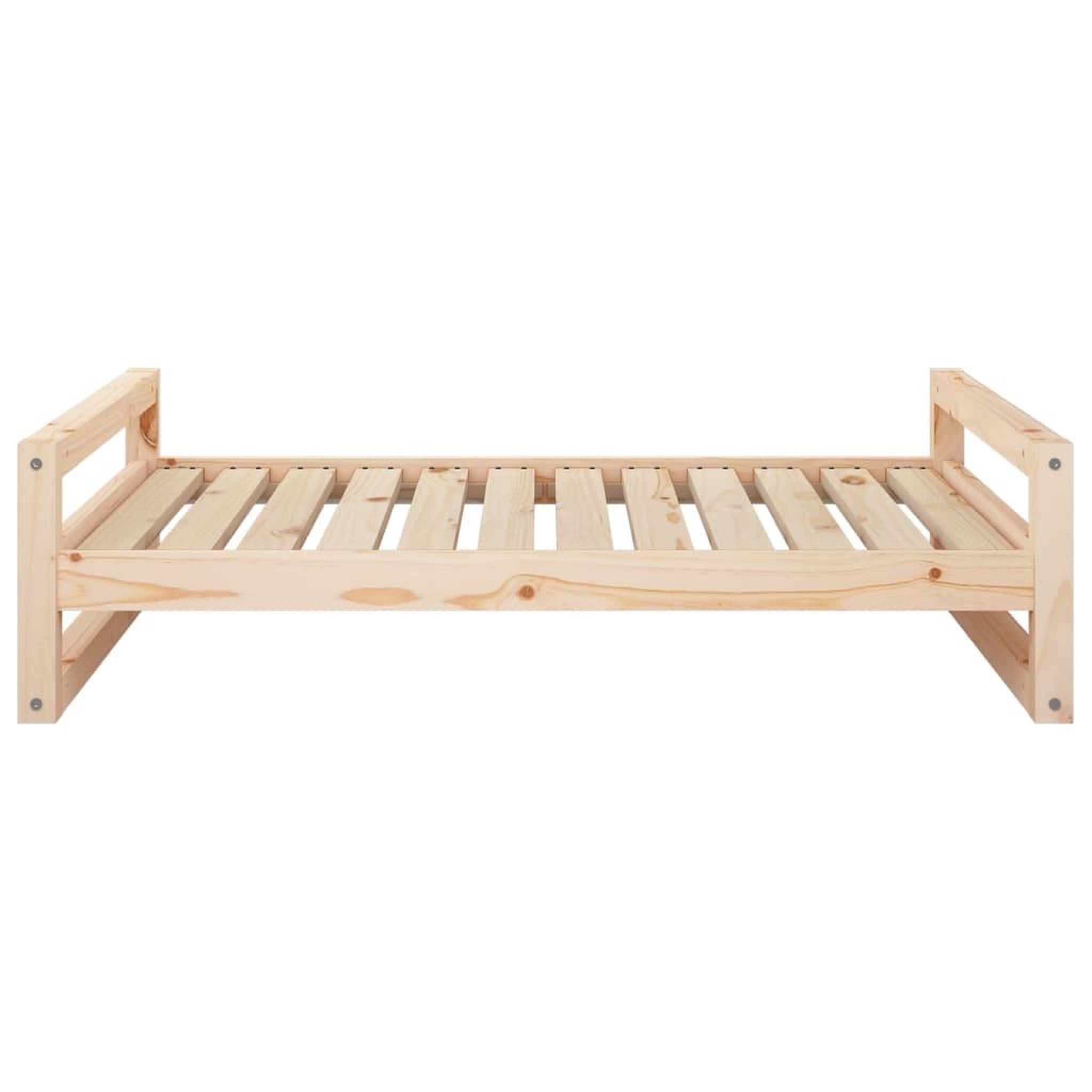 Voir la diapositive 5 : VIDAXL Lit pour chien 105,5x75,5x28 cm Bois de pin solide
