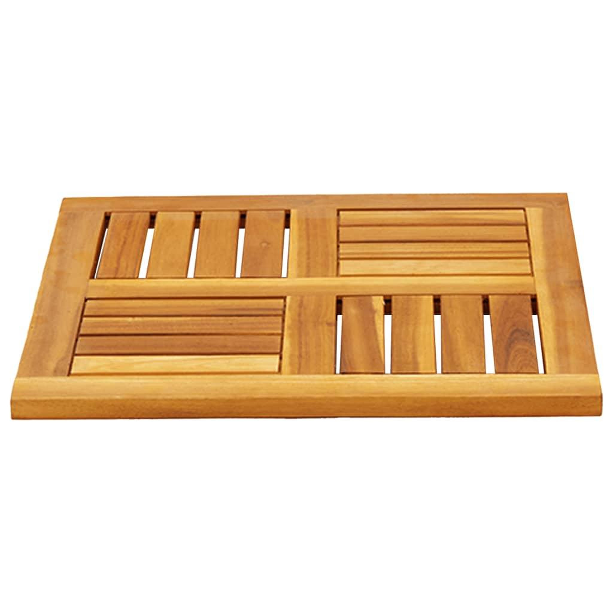 Voir la diapositive 3 : VIDAXL Dessus de table 50x50x2 cm carre bois massif d'acacia
