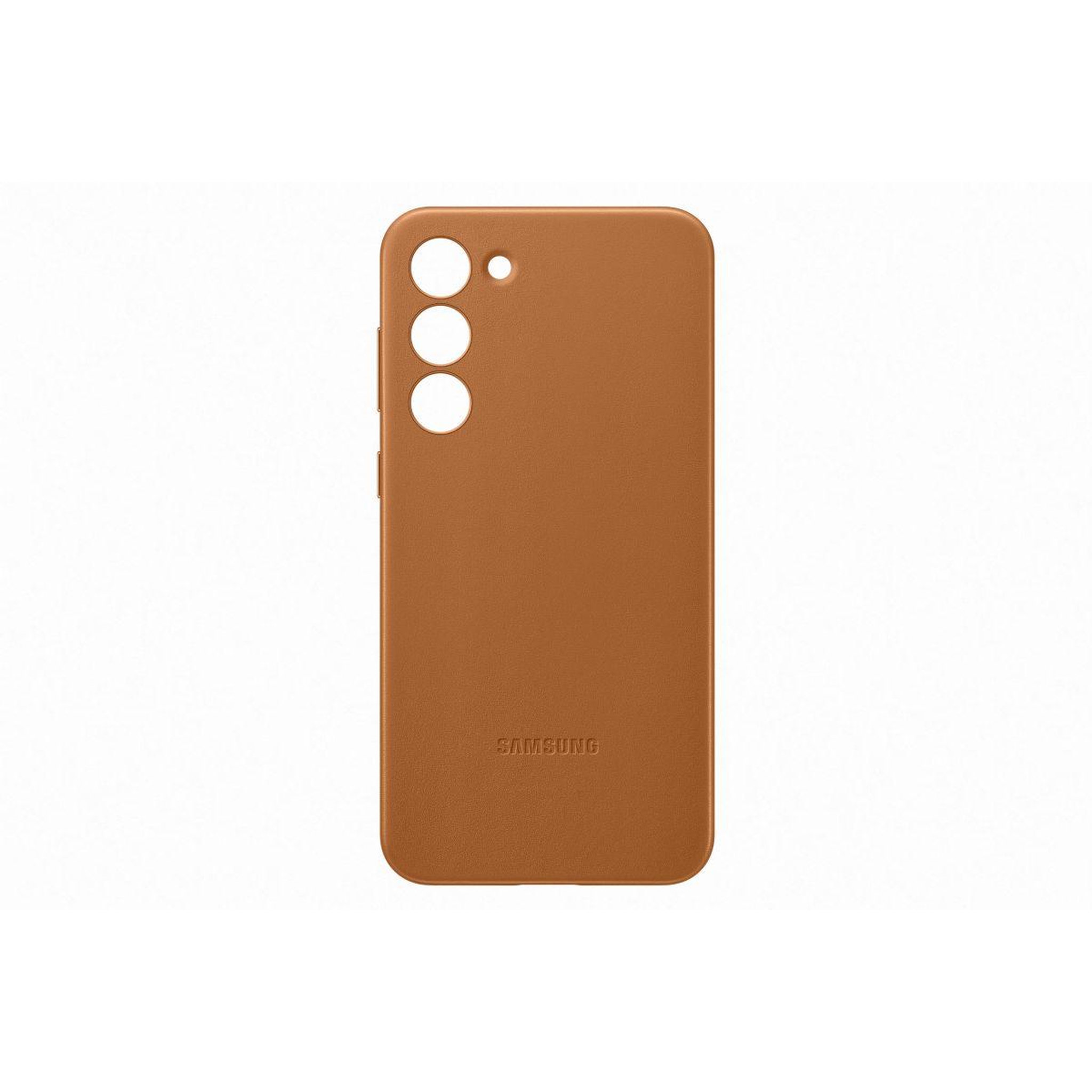 Samsung Coque S23+ cuir Camel