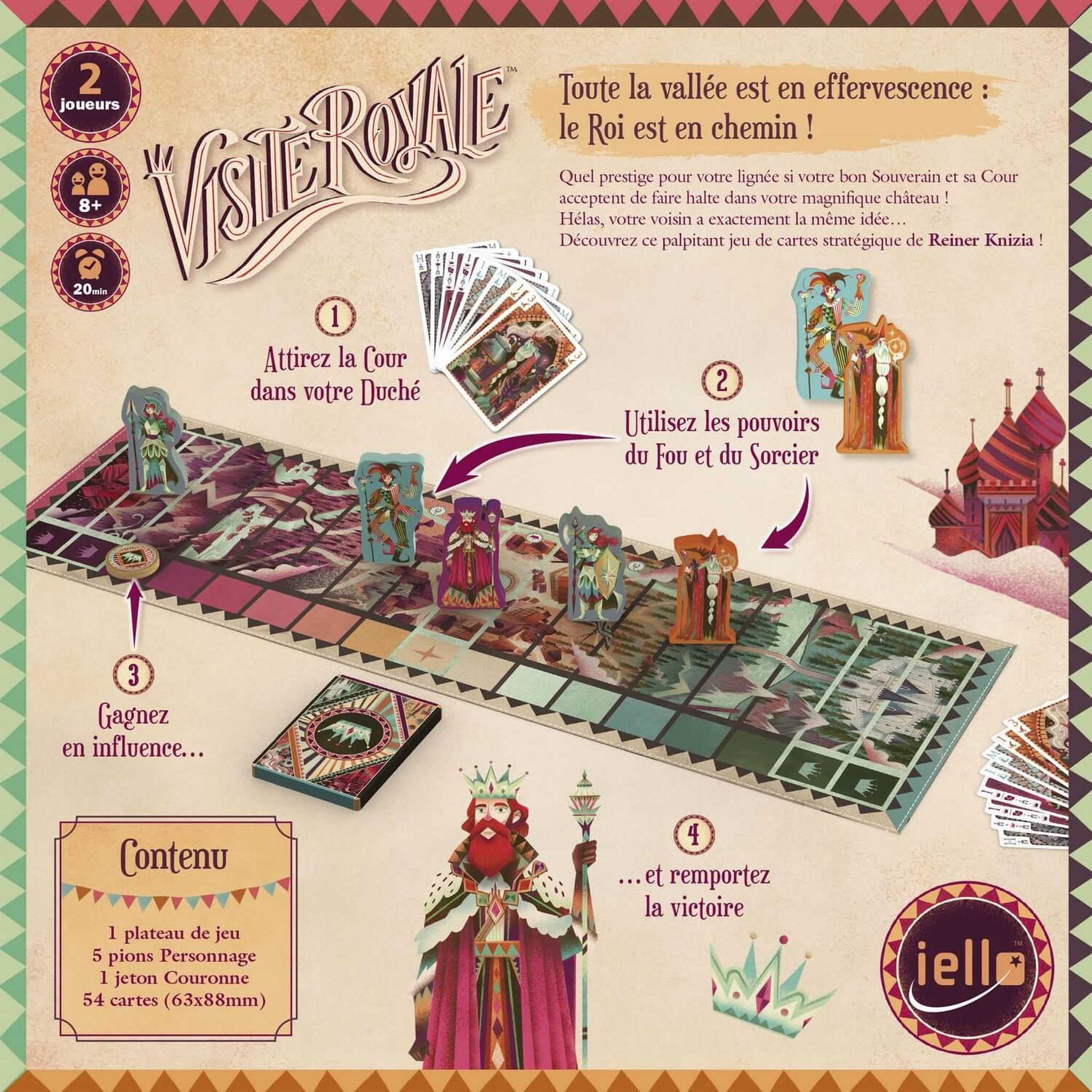 Voir la diapositive 3 : Iello Jeu de société Iello Visite royale
