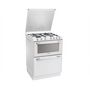 Voir la diapositive 3 : Rosieres Cuisinière gaz combiné lave-vaisselle 60cm 6c 56db blanc - TR4GNORB/1