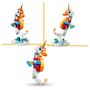 Voir la diapositive 6 : LEGO Creator 31140 - La licorne magique, Jouet Transformable, Hippocampe en Paon en Arc-en-Ciel avec Licorne
