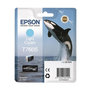 Voir la diapositive 1 : Epson Epson Cartouche Orque T7605  Cyan clair