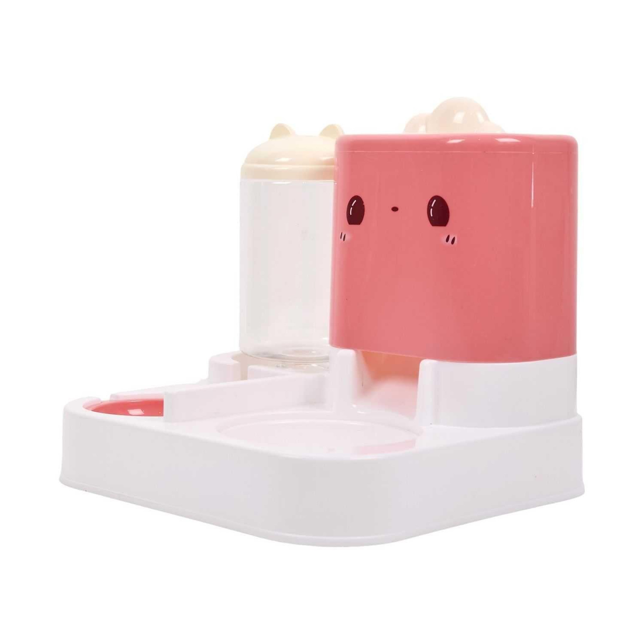 Voir la diapositive 4 : The concept Factory Distributeur d'eau et de croquettes pour chien et chat kawai