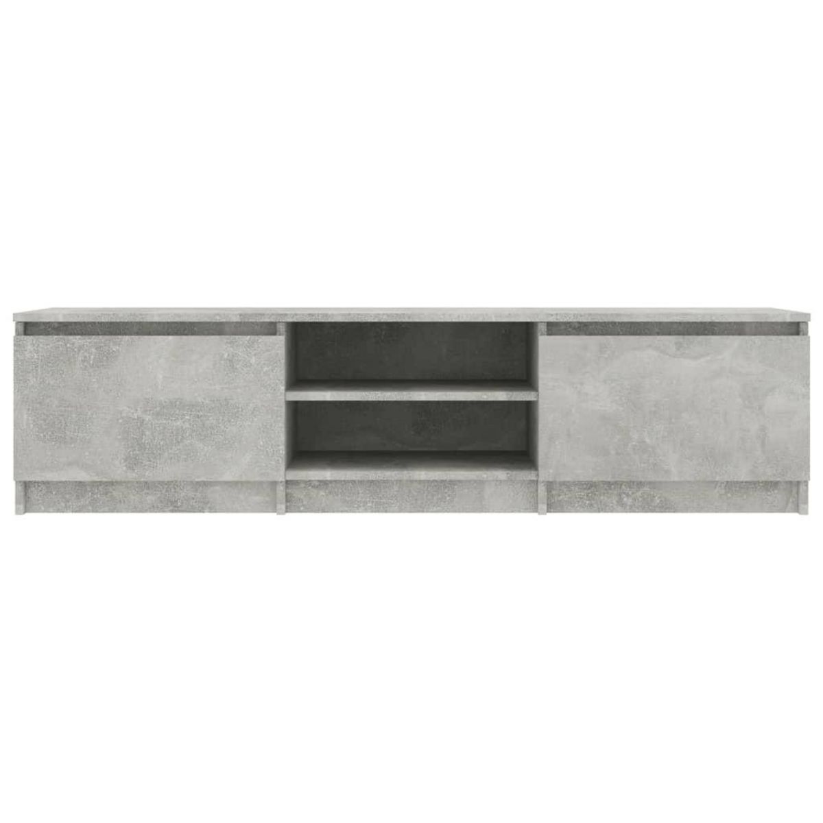 VIDAXL Meuble TV Gris beton 140x40x35,5 cm Bois d'ingenierie