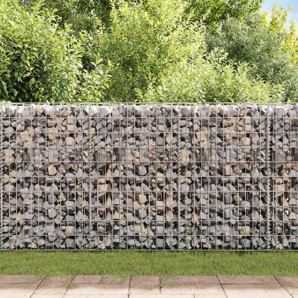 VIDAXL Panier de gabion Acier galvanise 120x30x100 cm