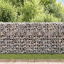 Voir la diapositive 4 : VIDAXL Panier de gabion Acier galvanise 120x30x100 cm