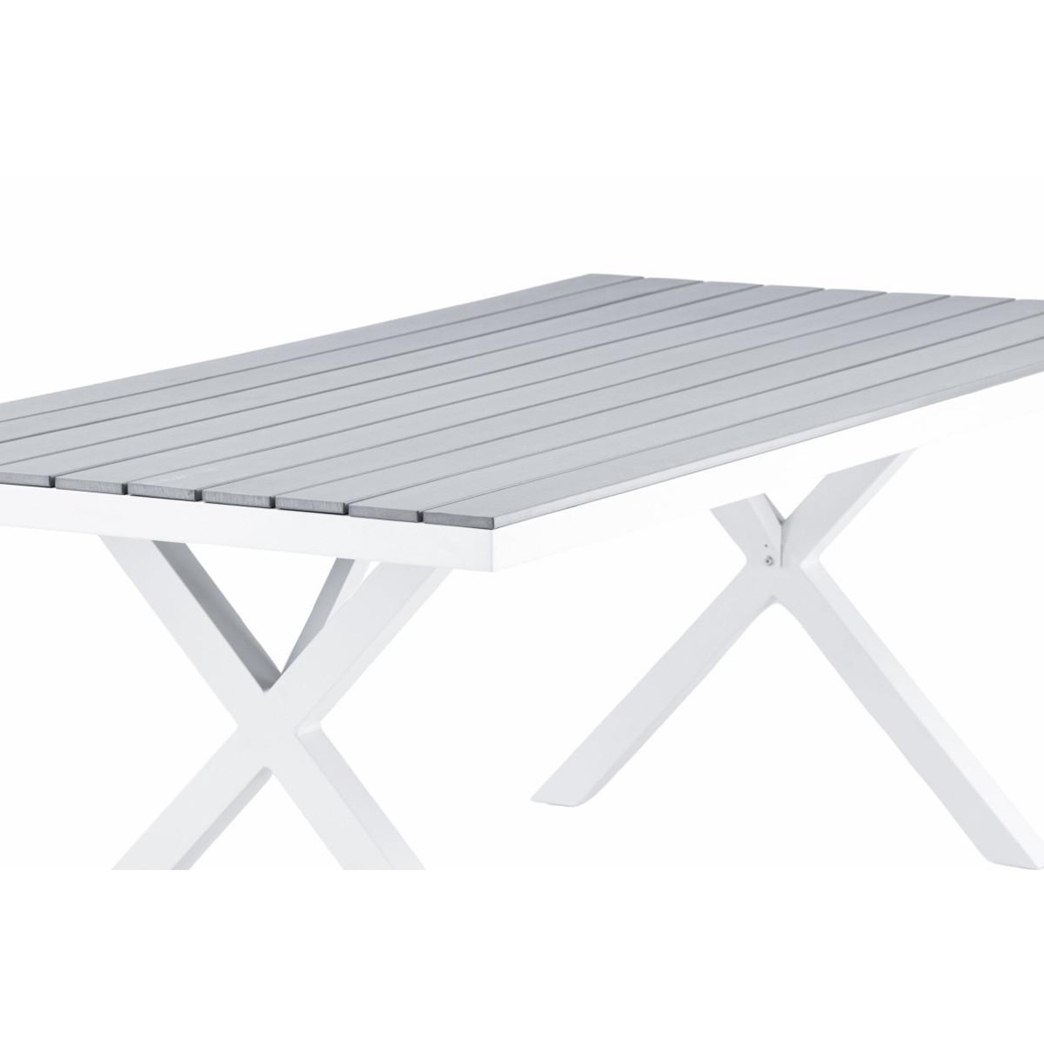 Voir la diapositive 4 : Paris Prix Table de jardin  garcia  200cm gris
