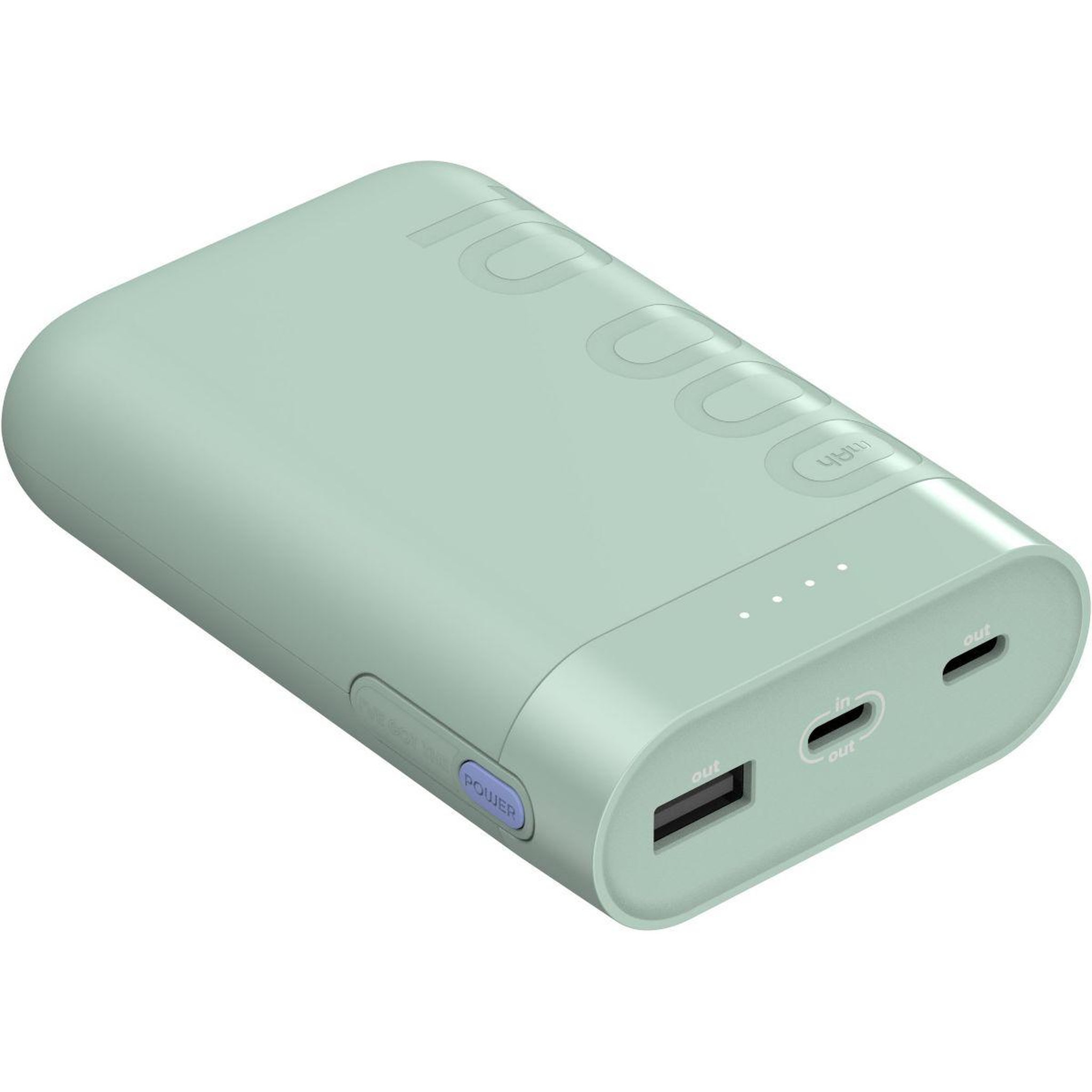 Voir la diapositive 3 : ESSENTIEL B Batterie externe 10000 mah vert