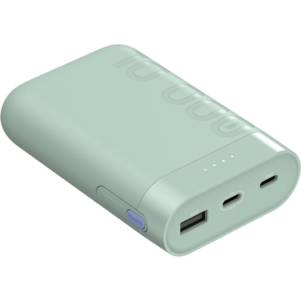 ESSENTIEL B Batterie externe 10000 mAh vert