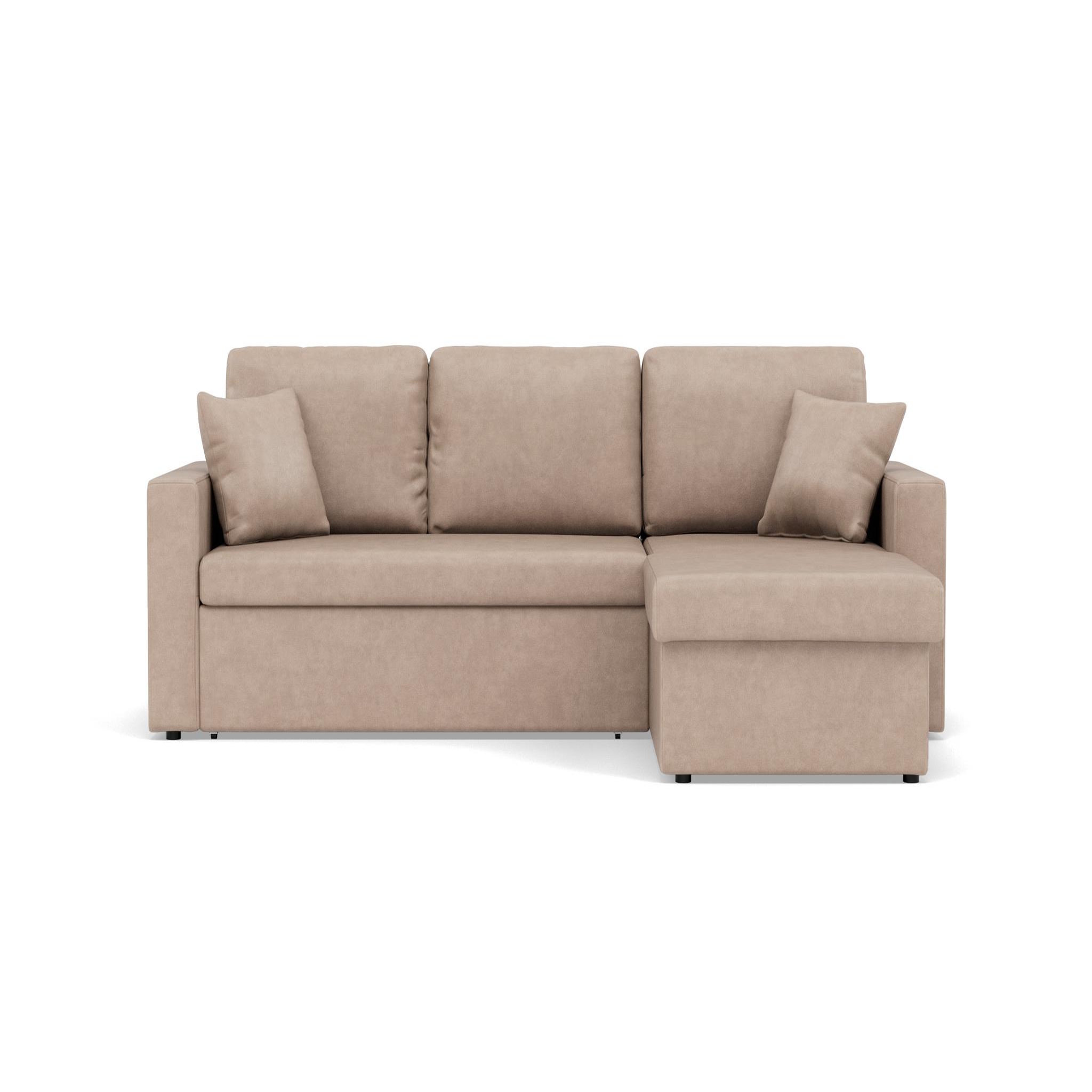 Voir la diapositive 1 : BEST MOBILIER Cyrus - canapé d'angle réversible 4 places - convertible avec coffre - en simili