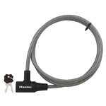 Master lock 8154EURD Cable Antivol Vélo avec Serrure à Clé, 1,8 m Câble