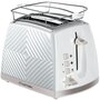 Voir la diapositive 1 : Russell Hobbs Grille-pain Russell Groove 26391-56 Blanc 850 W