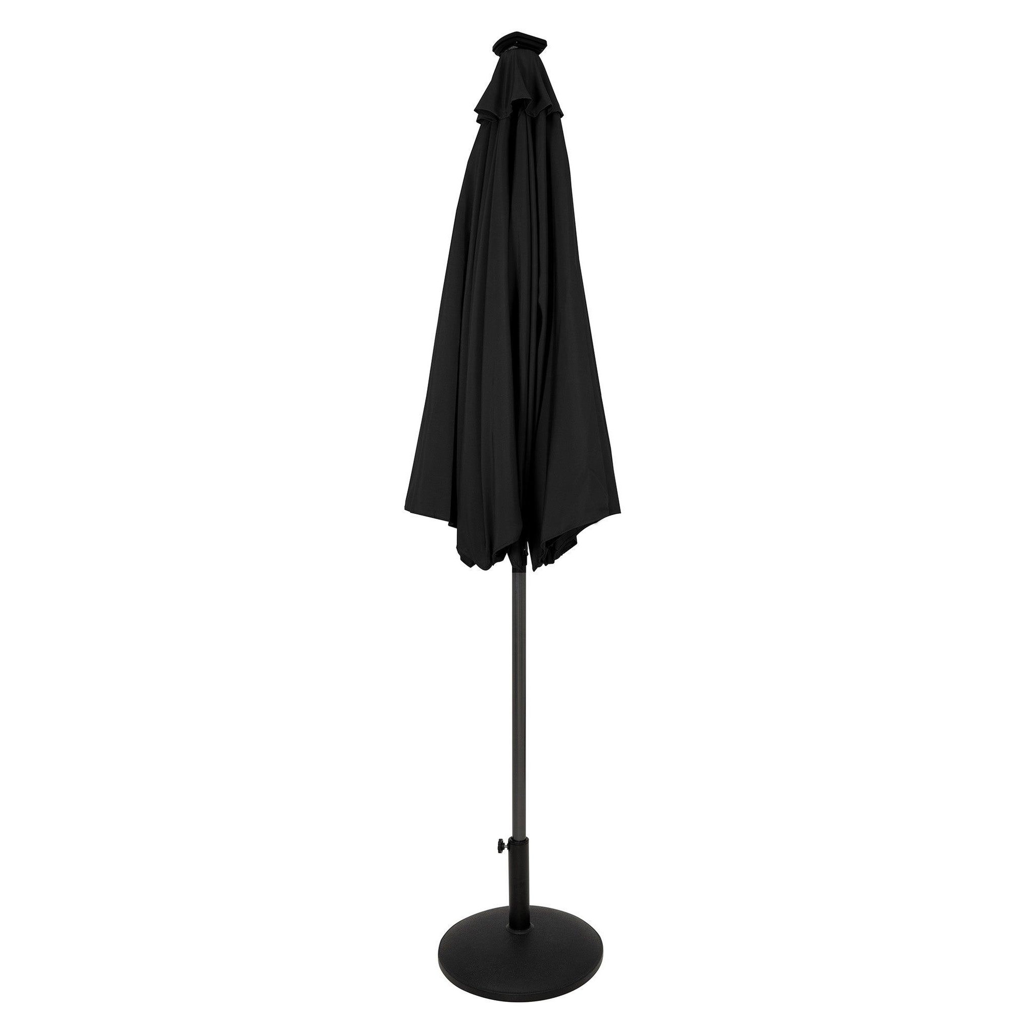 Voir la diapositive 2 : Monster Parasol Inclinable à LED 2,7 m & Socle en Béton