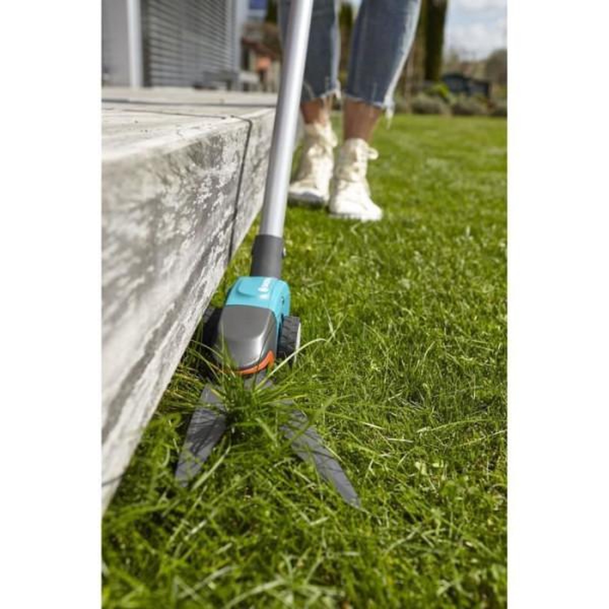 Voir la diapositive 3 : Gardena GARDENA Cisaille a gazon orientable Comfort – Lames pivotantes – Revetement anti-adhérence – Poignée ergonomique – (12