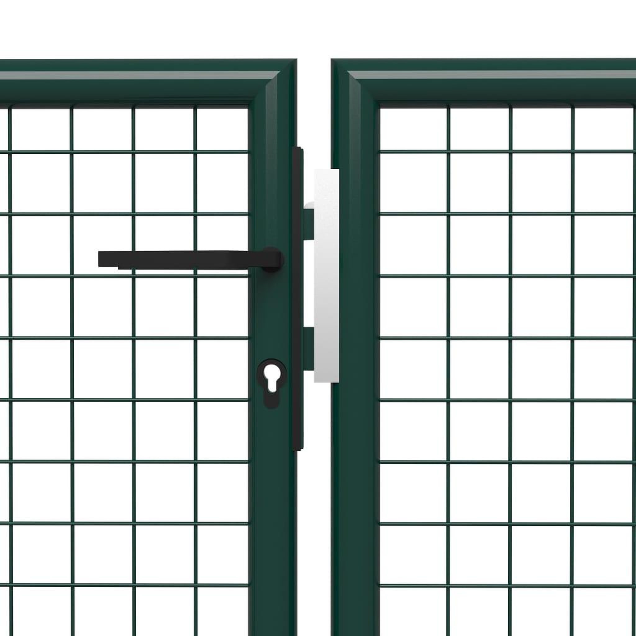 Voir la diapositive 4 : VIDAXL Portail de jardin Acier 500 x 150 cm Vert