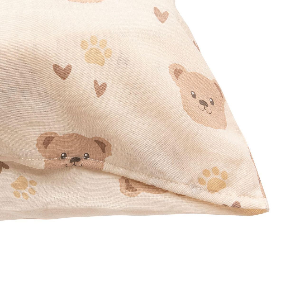 ATMOSPHERA Parure de lit enfant motifs ours BILLIE - 48 fils/cm² - 140 x 200 cm