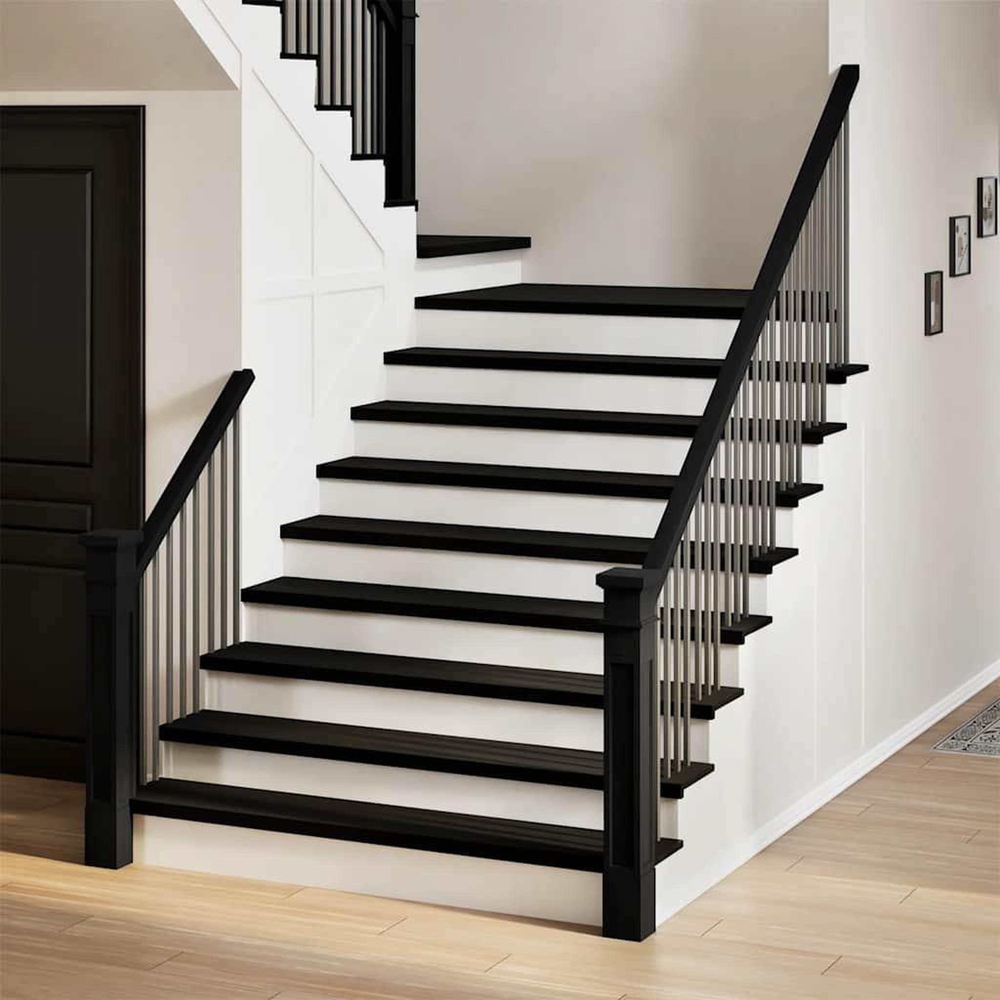 VIDAXL Marches d'escalier 8 pcs marron fonce 120x25x2 cm chene massif