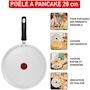 Voir la diapositive 2 : TEFAL Crêpière 28cm ceramique