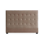 Paris Prix Tête de Lit Capitonnée en Velours  Amor  160cm Taupe
