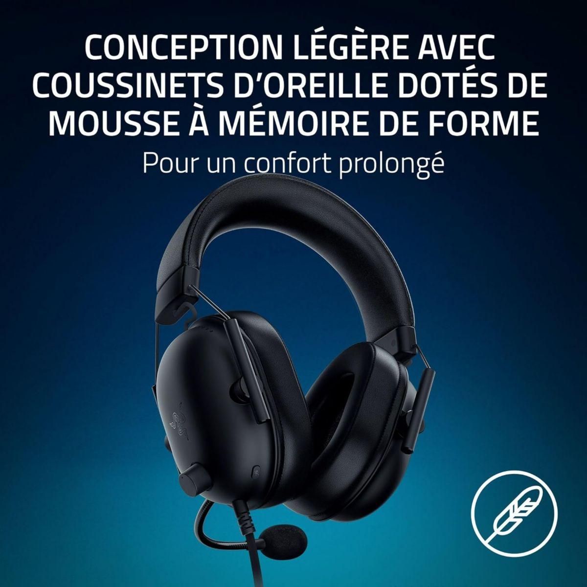 Razer Casque gamer BlackShark V2 X Rose