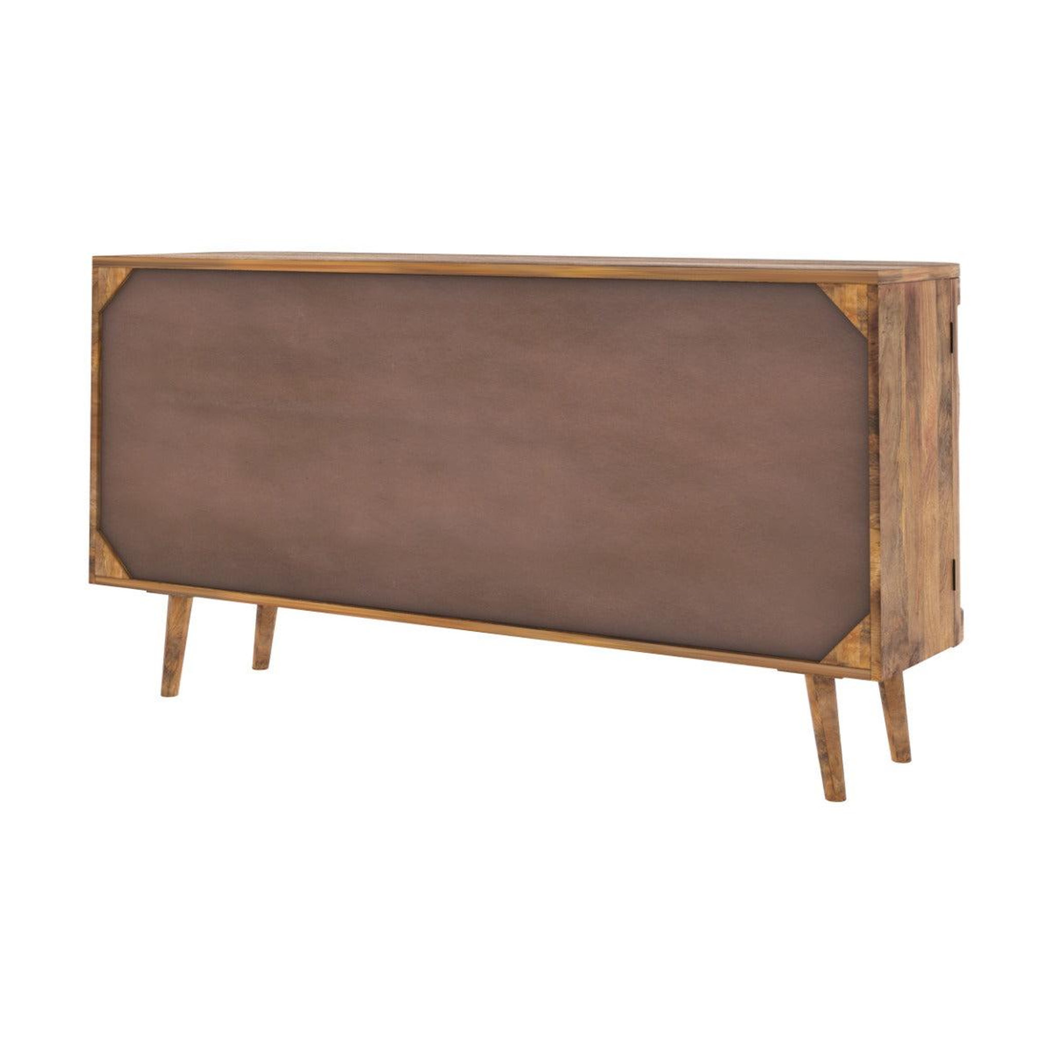 Voir la diapositive 5 : MAISON PAVANE Buffet en bois de manguier et cannage-wava