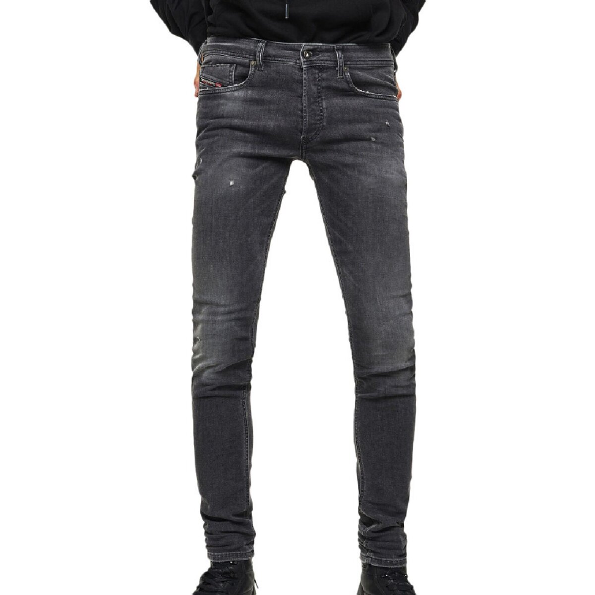 DIESEL Jeans Skinny Gris Homme Disel Sleenker pas cher Auchan.fr