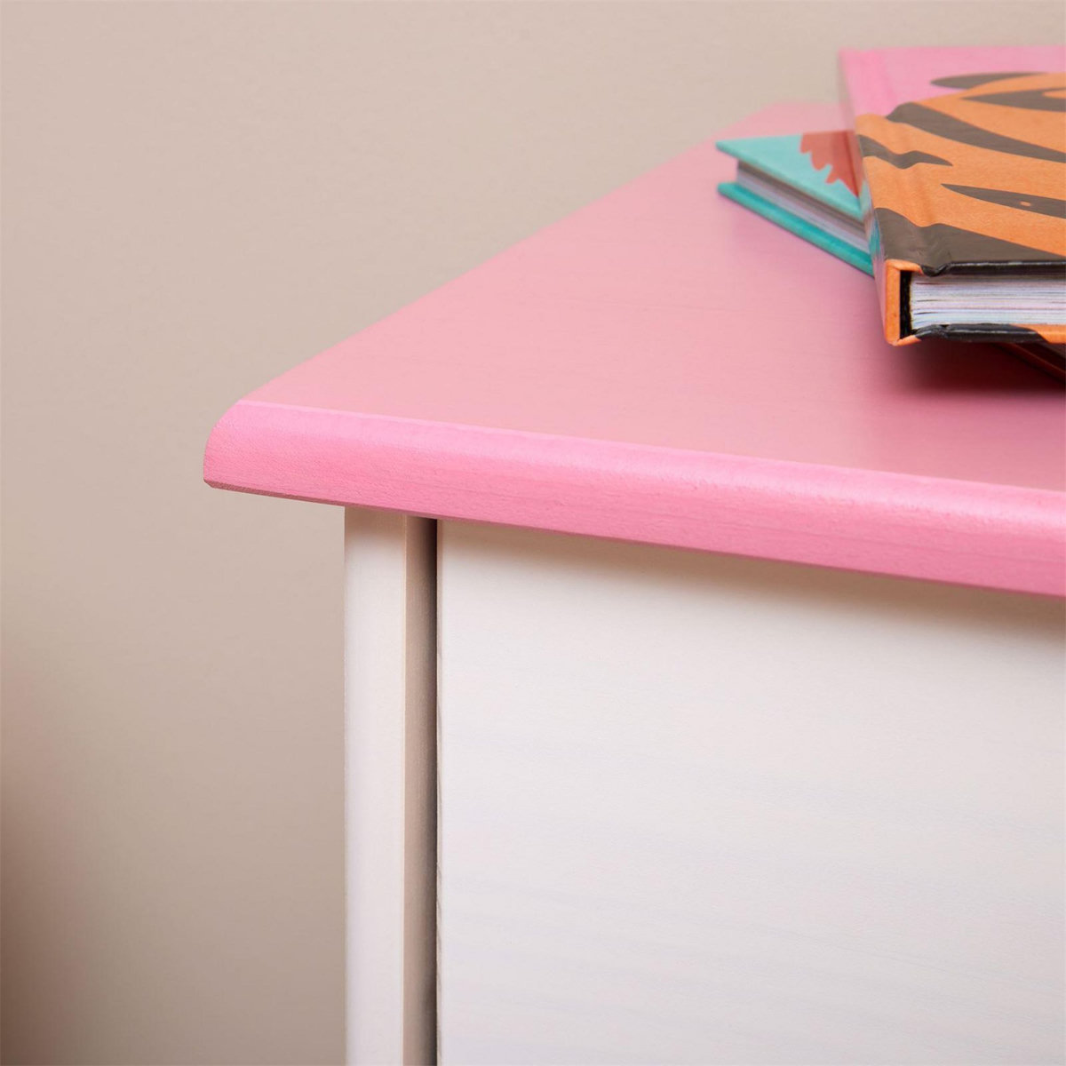 IDIMEX Commode en pin RONDO, 2+3 tiroirs