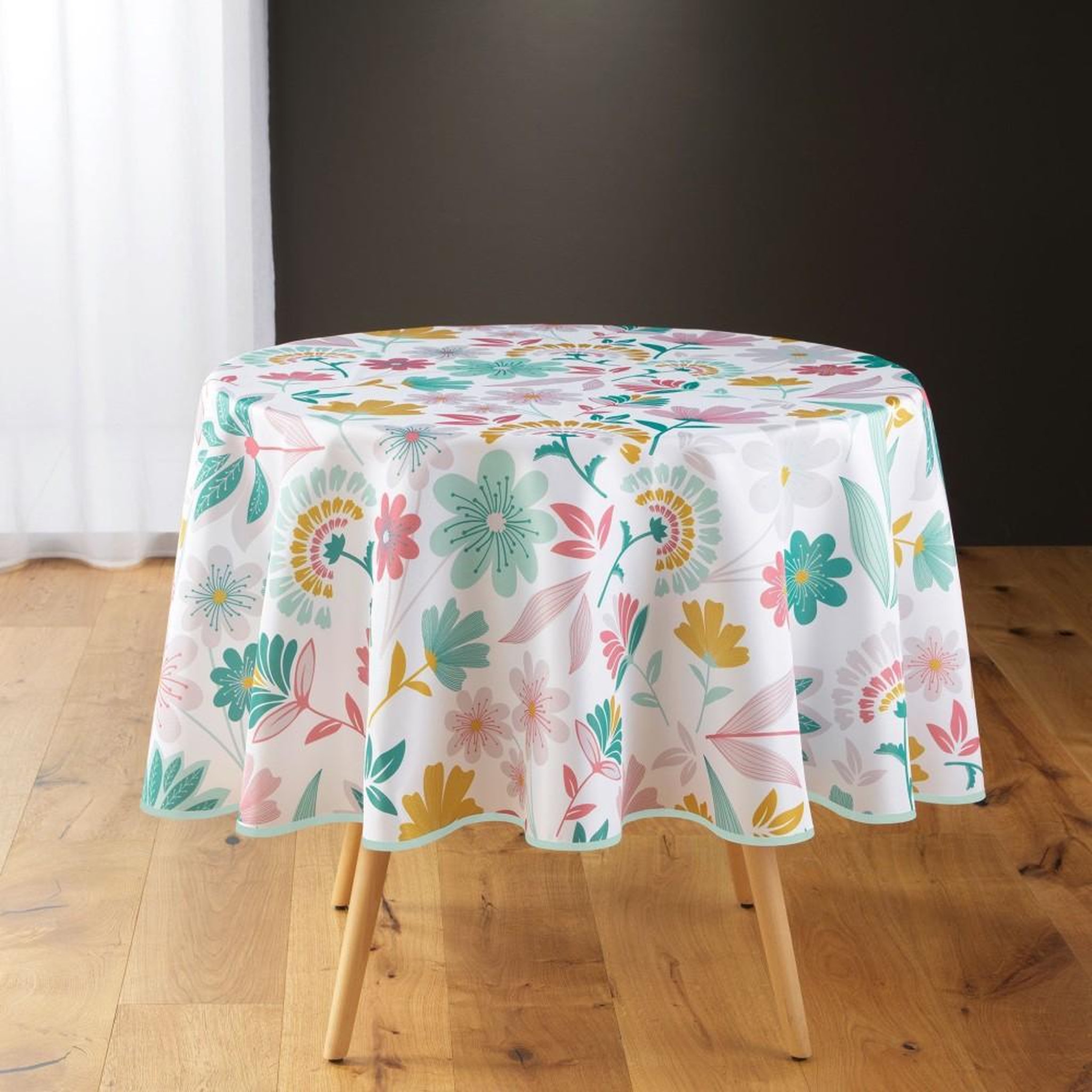 Voir la diapositive 1 : Douceur d'Intérieur Nappe ronde D180 Indiana