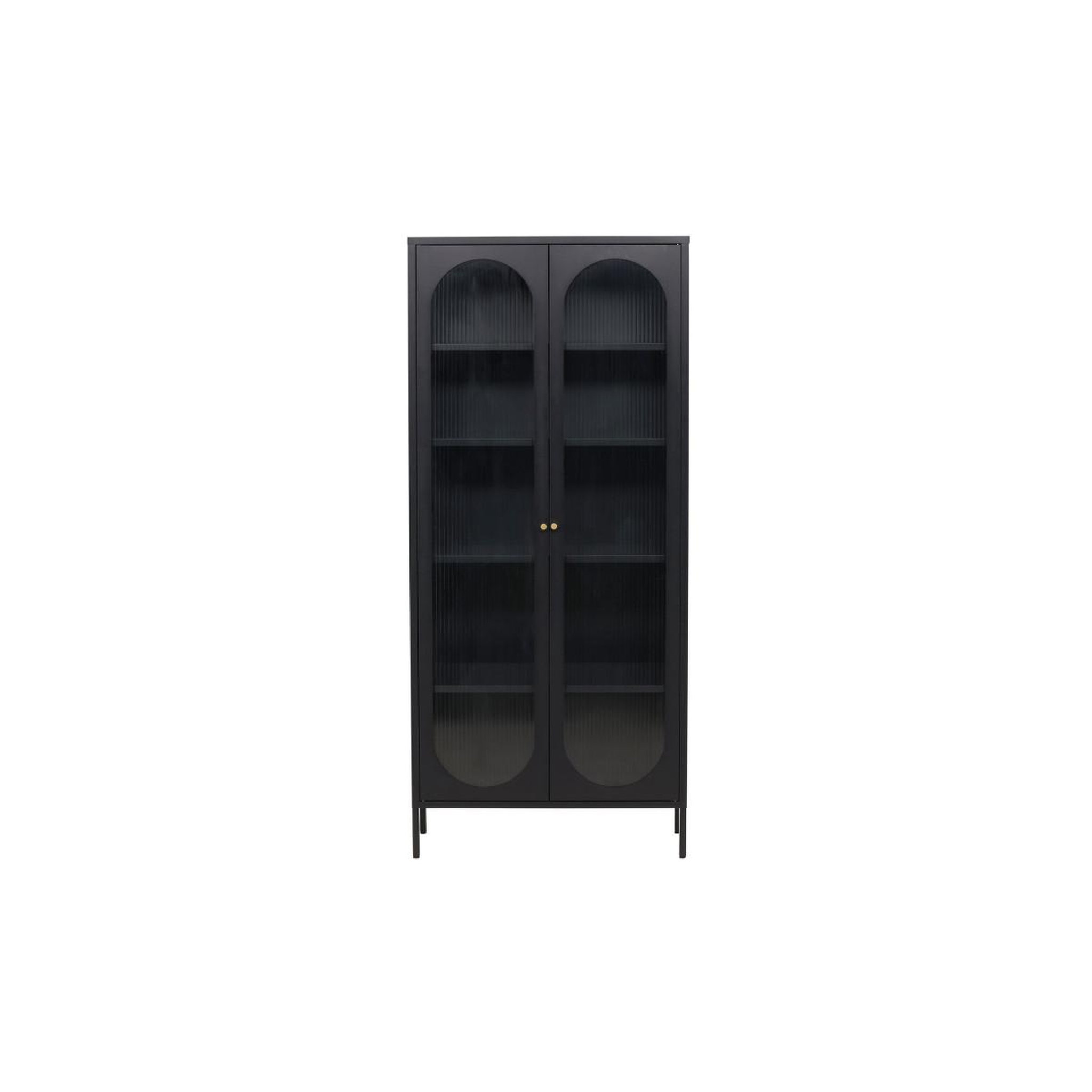 Voir la diapositive 2 : Paris Prix Vitrine design en métal  lima  180cm noir