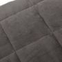 Voir la diapositive 4 : VIDAXL Couverture lestee Gris 220x235 cm 15 kg Tissu