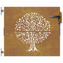 Voir la diapositive 4 : VIDAXL Portail de jardin 85x75 cm acier corten conception d'arbre