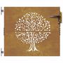 Voir la diapositive 4 : VIDAXL Portail de jardin 85x75 cm acier corten conception d'arbre